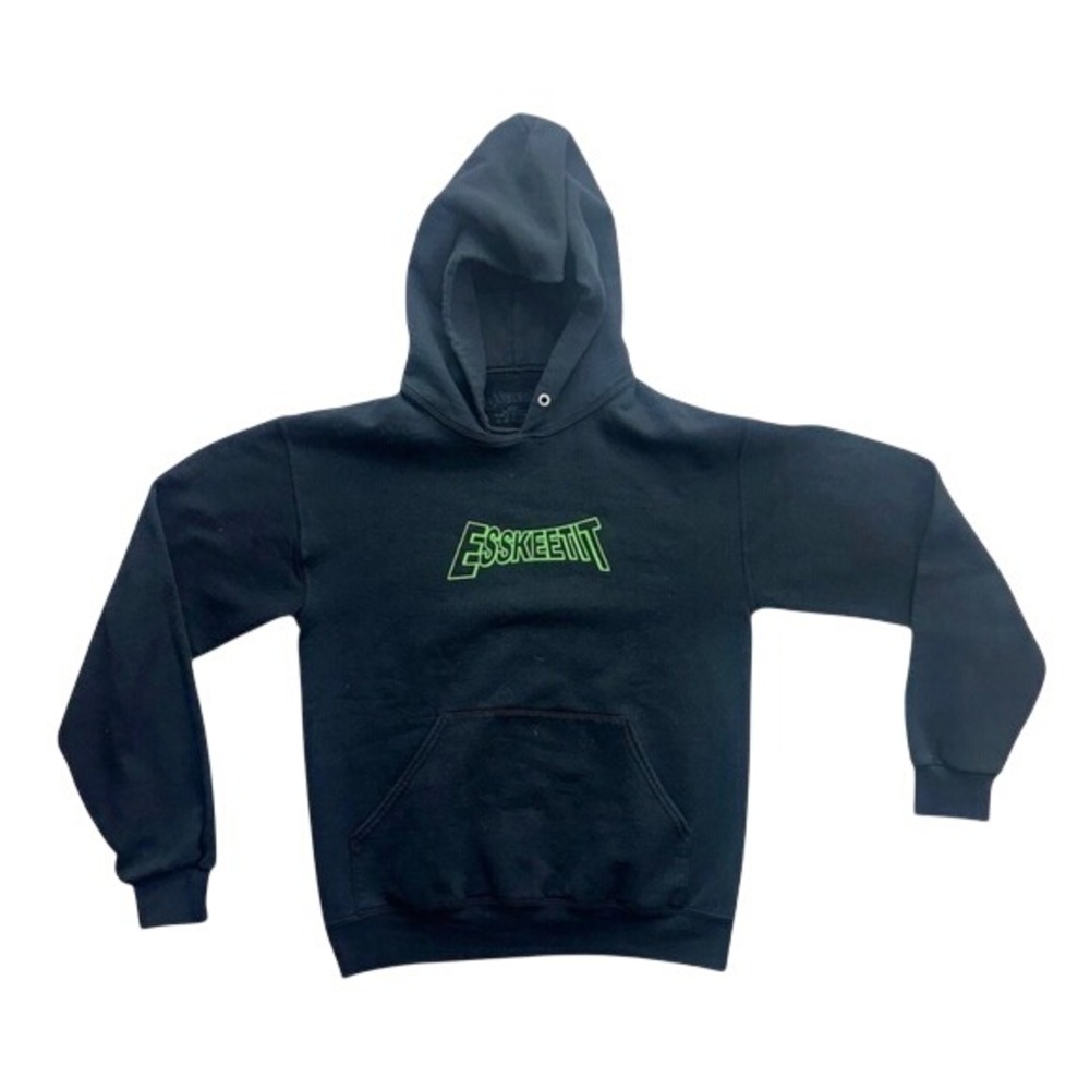 Lil Pump Esskeetit Hoodie Black Neon Green Graphic Hoodie Small